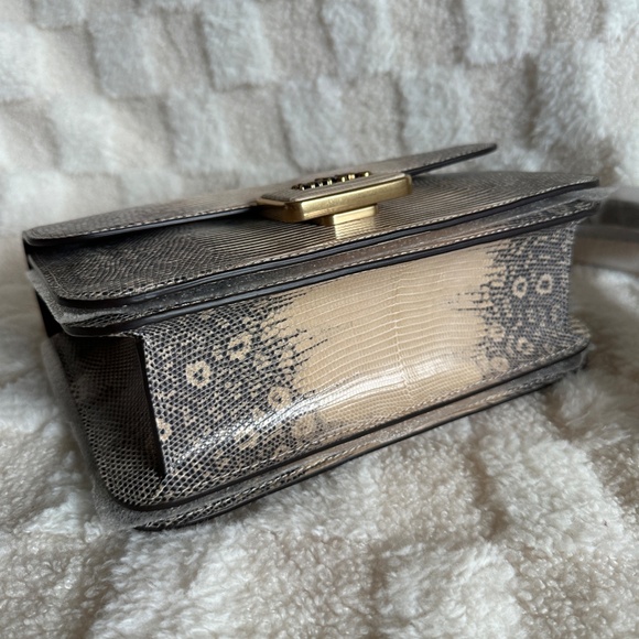 NWT! RARE! Coach C2659 Alie Shoulder Bag In Lizard Women's Crossbody Runway - Picture 5 of 14